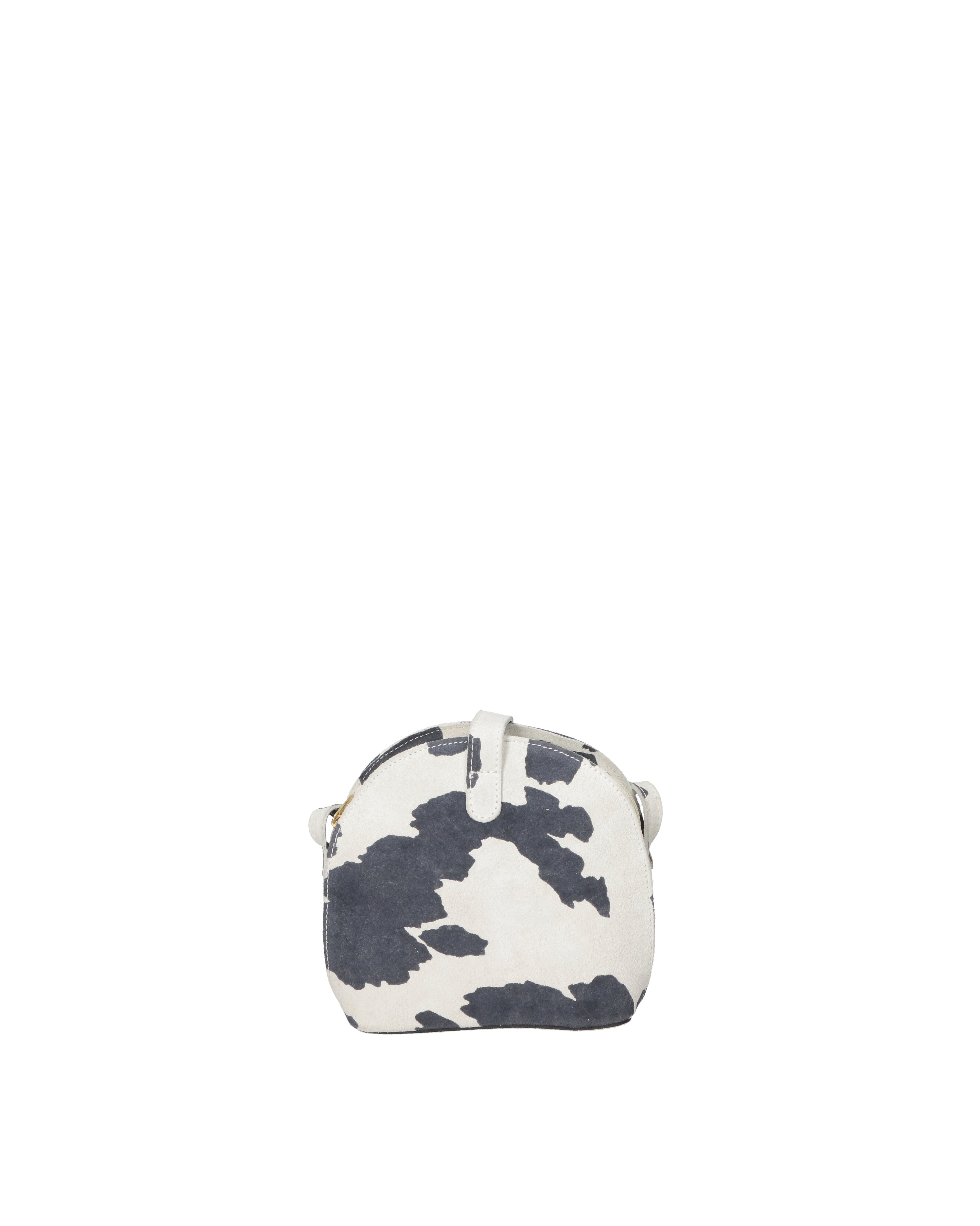 Elodie Borsa a tracolla da donna Vera pelle 530073-MUCCA BIANCO+NERO Gave Lux
