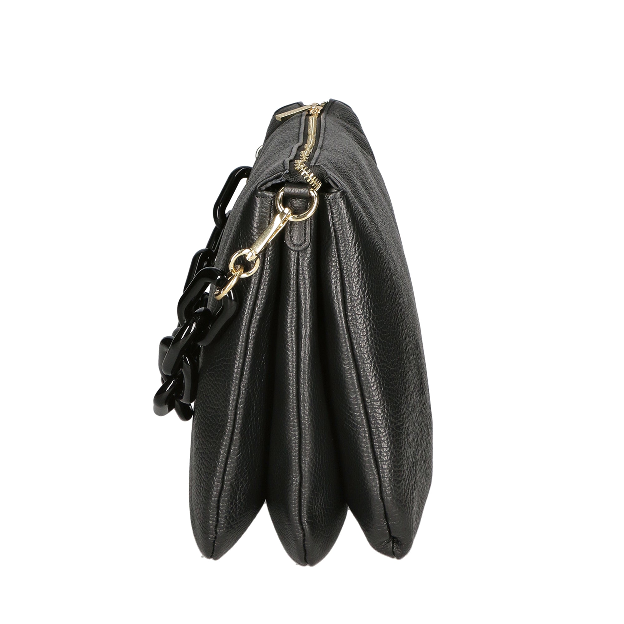 Borsa a tracolla da donna Vera pelle MYB-8019-FW-D28 NERO My Best Bag