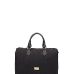 Borsa a mano da donna 100% vera pelle JR-W-1161-TP-BLACK + GOLD John Richmond