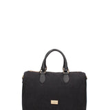 Borsa a mano da donna 100% vera pelle JR-W-1161-TP-BLACK + GOLD John Richmond