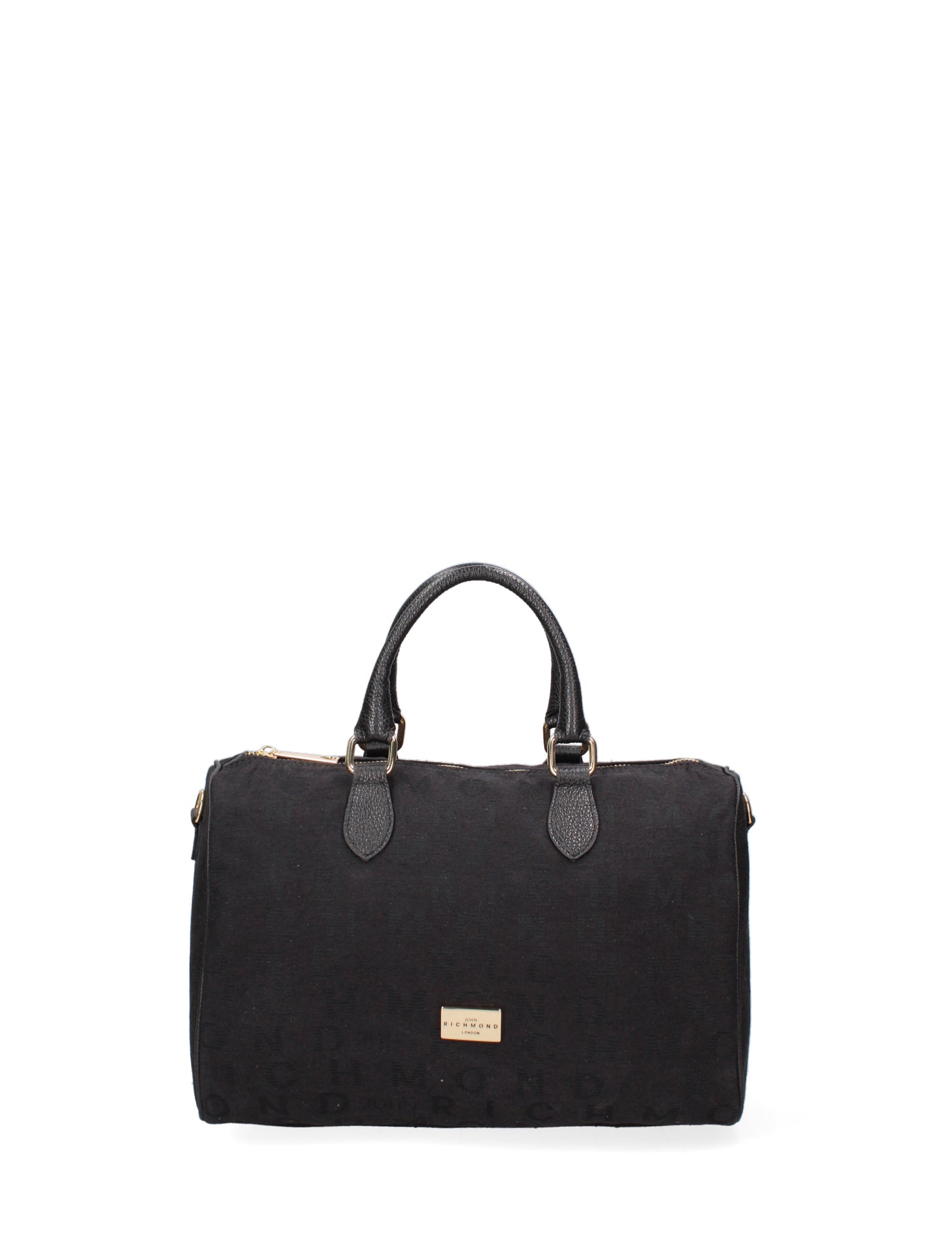 Borsa a mano da donna 100% vera pelle JR-W-1161-TP-BLACK + GOLD John Richmond