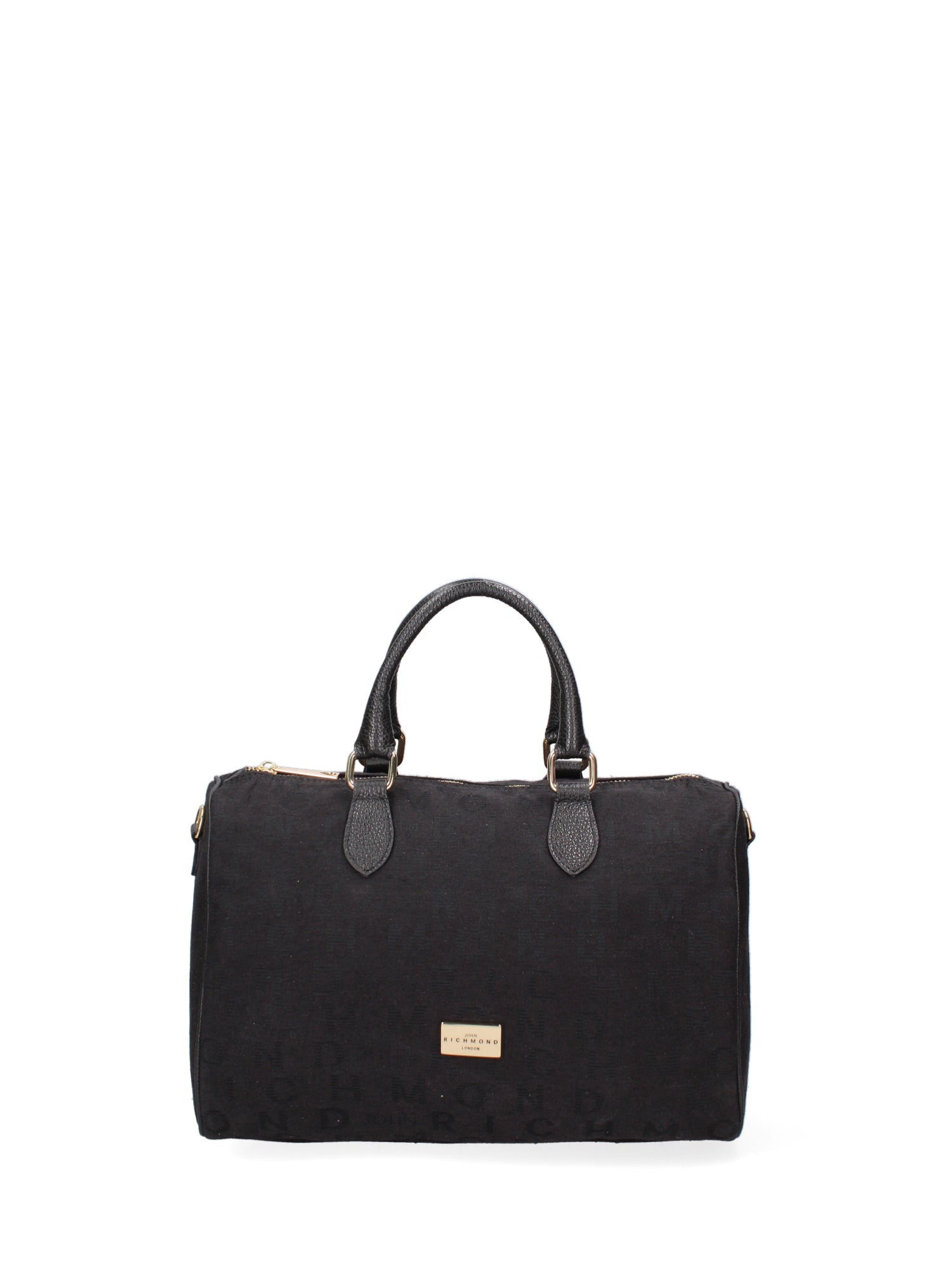 Borsa a mano da donna 100% vera pelle JR-W-1161-TP-BLACK + GOLD John Richmond