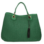 Borsa a mano da donna Paglia & Pelle MYB-05168-SS-529+D47 VERDE MELA My Best Bag