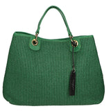 Borsa a mano da donna Paglia & Pelle MYB-05168-SS-529+D47 VERDE MELA My Best Bag