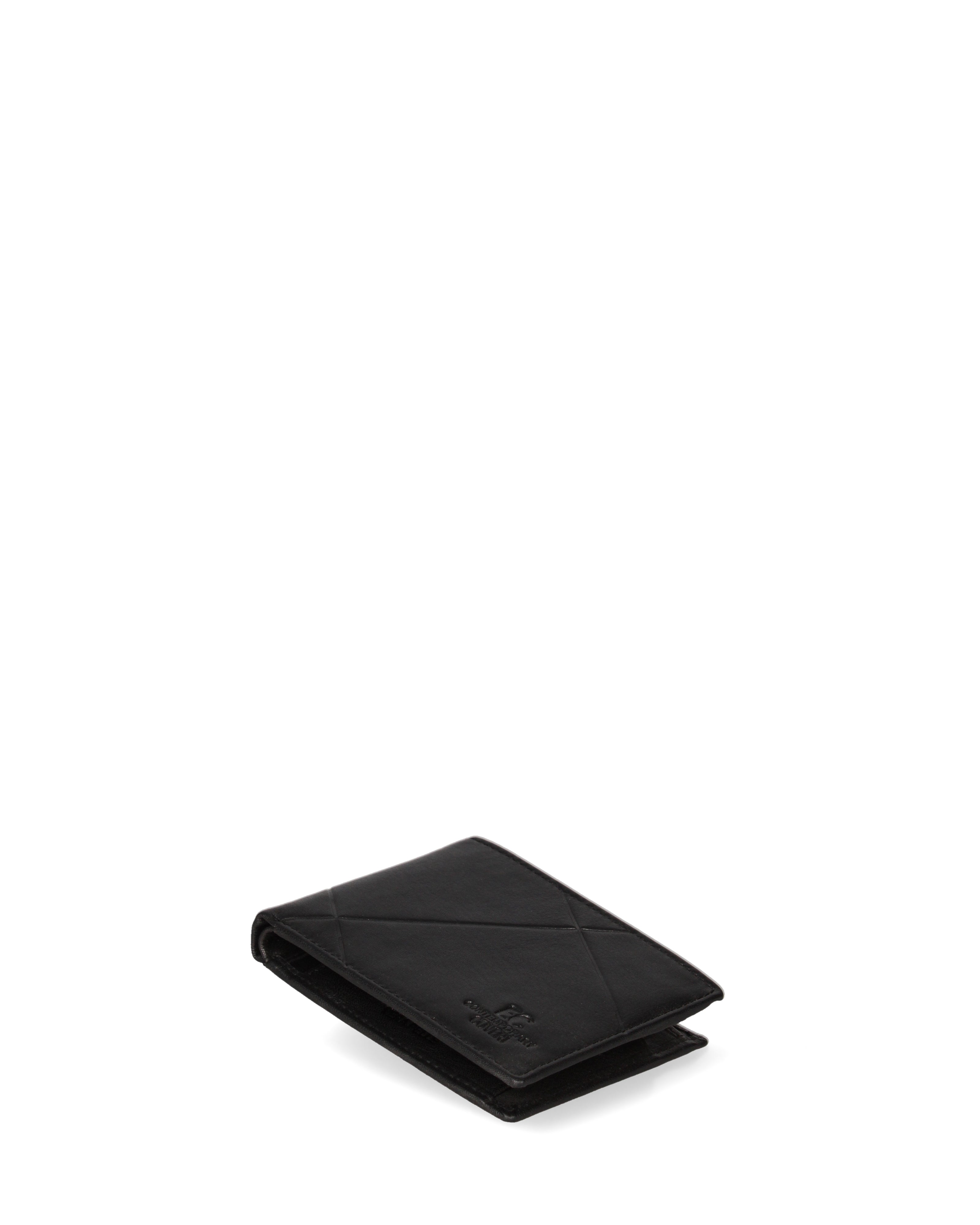 Portafoglio uomo in vera pelle Casual EC761-03-NERO EC Contemporaly COVERI