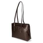 Flaviana Borsa a tracolla unisex Vera pelle 9117-NERO BLACK Gave Lux