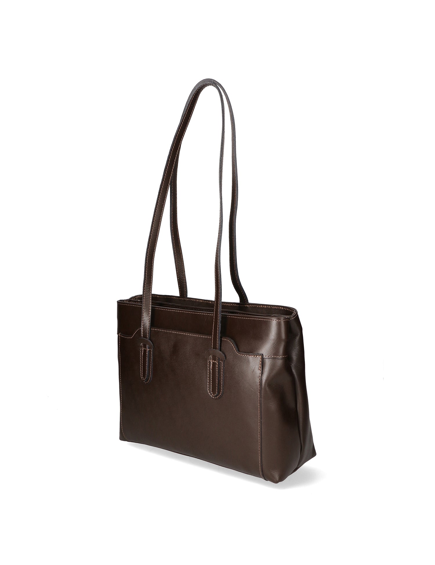 Flaviana Borsa a tracolla unisex Vera pelle 9117-NERO BLACK Gave Lux