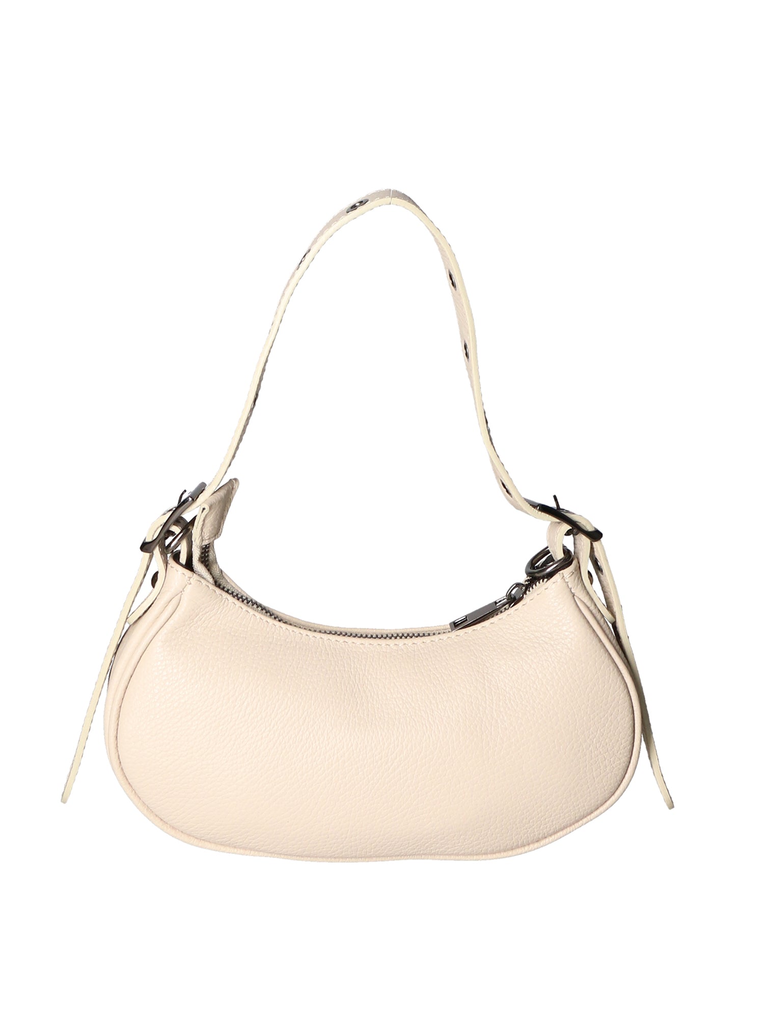Galatea Borsa a spalla da donna Vera pelle 05708-D37 LATTE MILK Gave Lux