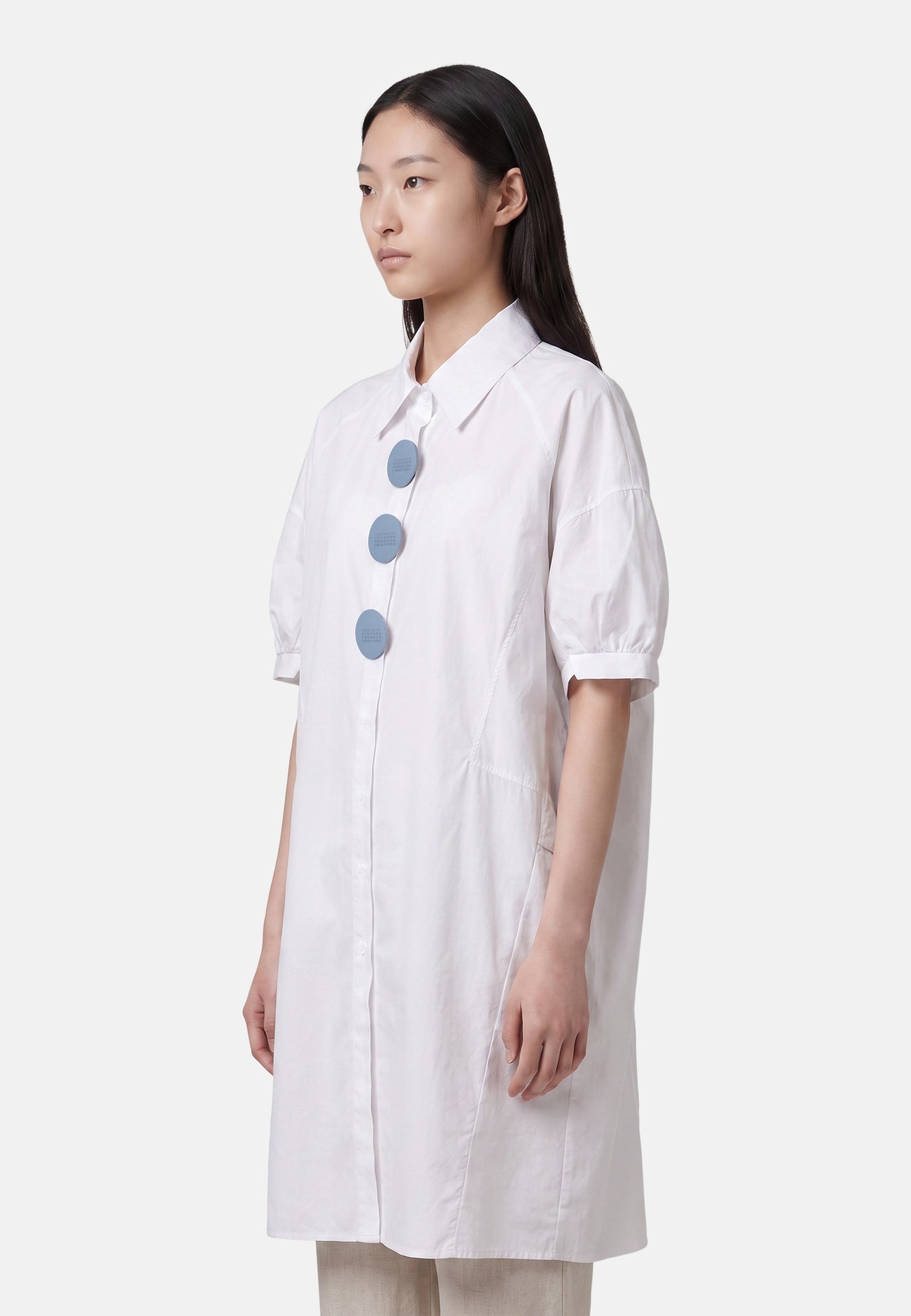 Vestito in Cotone Bianco