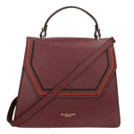 Borsa a mano da donna 100% vera pelle MYB-6004-FW-L330 VINO My Best Bag
