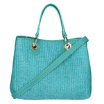 Borsa a mano da donna Paglia & Pelle MYB-05167-SS-179+D30 ACQUA My Best Bag
