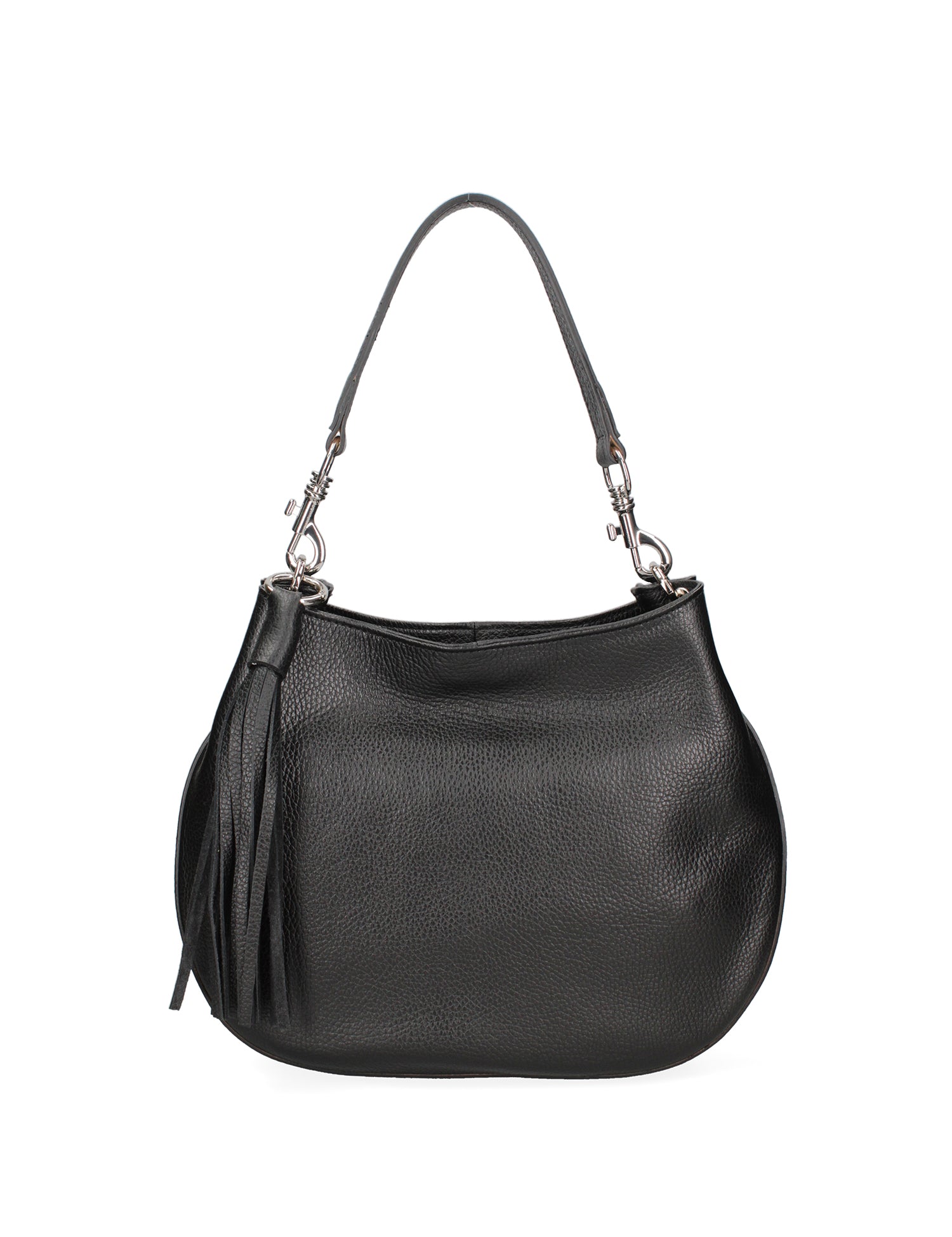 Borsa a spalla da donna Vera pelle 07316-D28 NERO Roberta Rossi