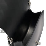 Borsa a mano da donna 100% PVC FLAT ZOE-BLACK + OFF SILVER Marc Ellis