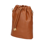 Angela Borsa a sacca da donna Vera pelle 05412-S17 CUOIO SCURO Gave Lux