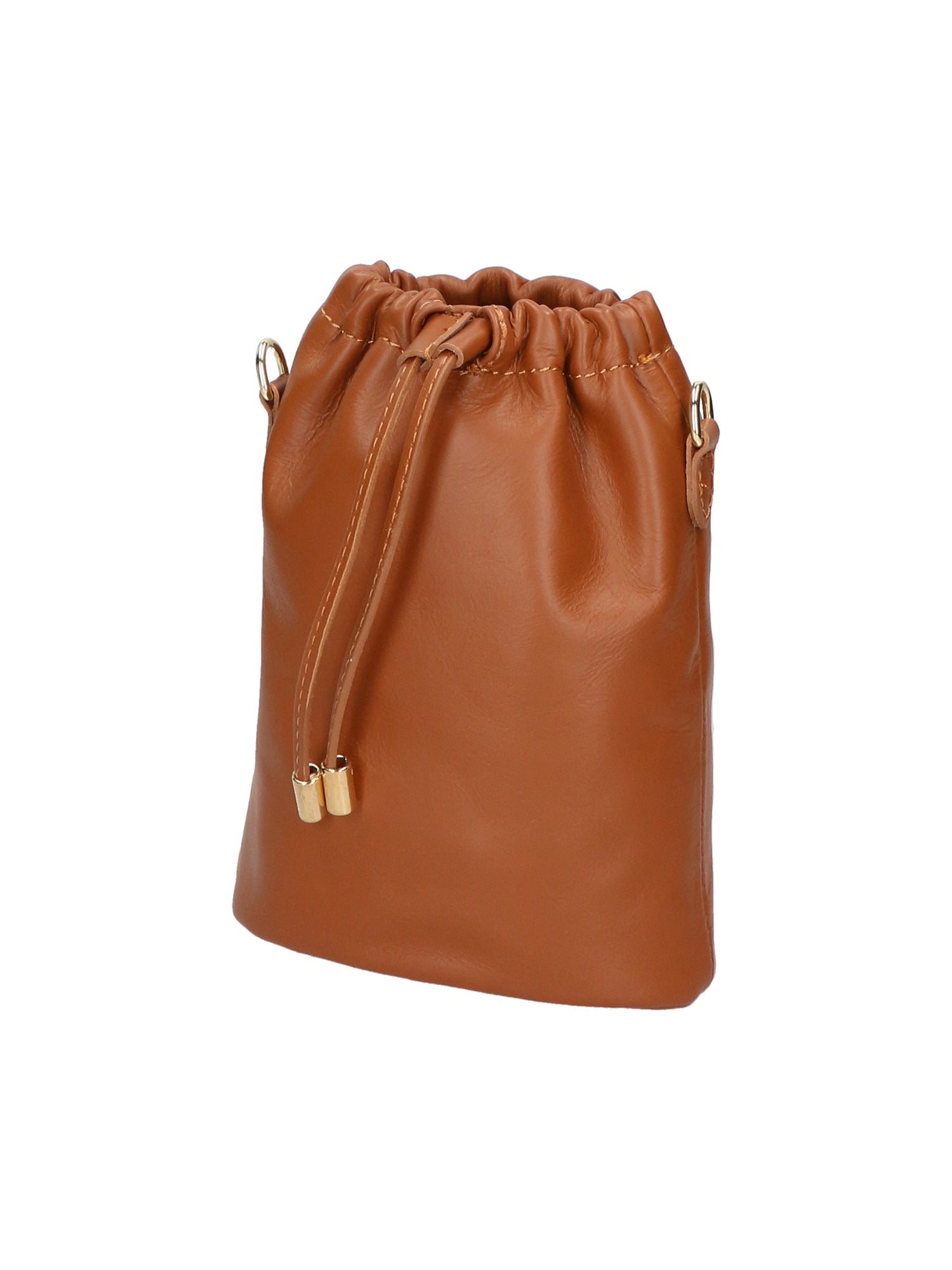 Angela Borsa a sacca da donna Vera pelle 05412-S17 CUOIO SCURO Gave Lux