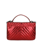 Volterra Borsa a tracolla da donna Vera Pelle 1626-ROSSO Gave Lux