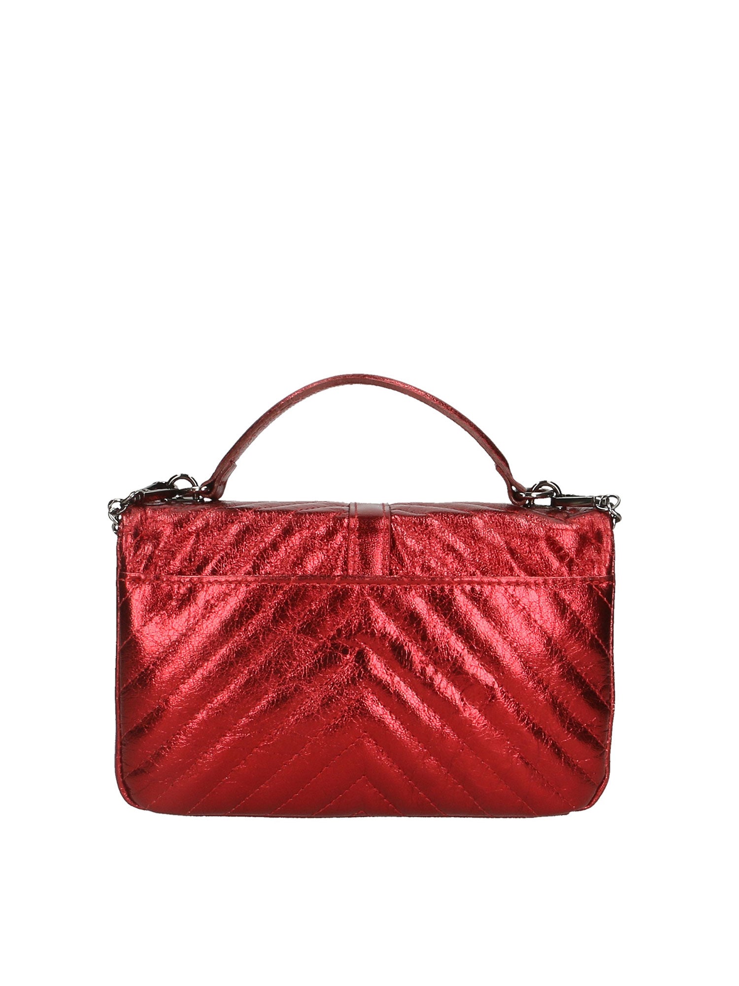 Volterra Borsa a tracolla da donna Vera Pelle 1626-ROSSO Gave Lux