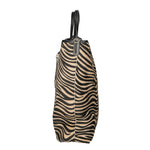 Borsa a mano da donna Vera pelle MYB-8053-FW-ZEBRA CUOIO NERO My Best Bag
