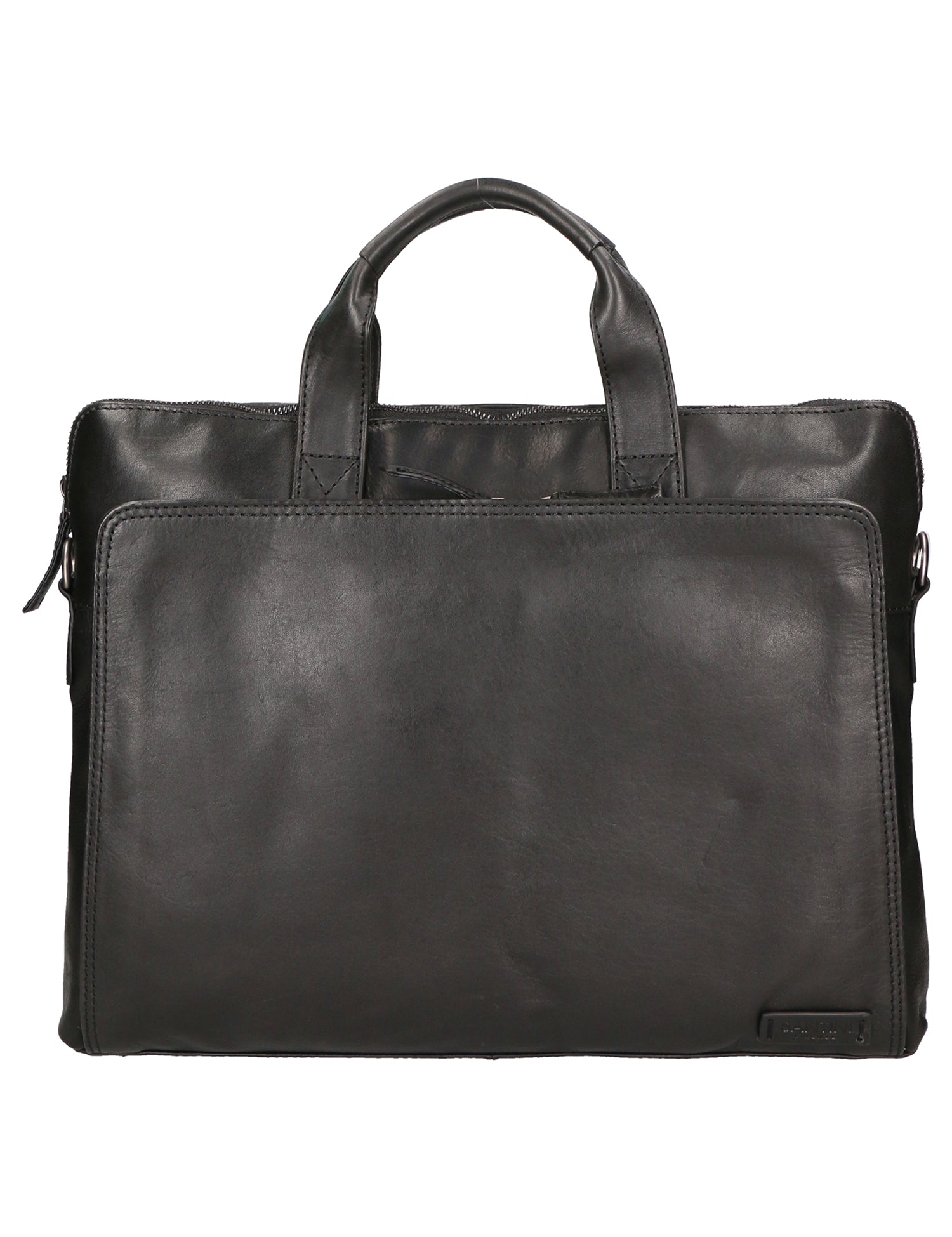 Borsa a tracolla unisex vera pelle Tutte le stagioni SN5862647-BLACK Santini Firenze