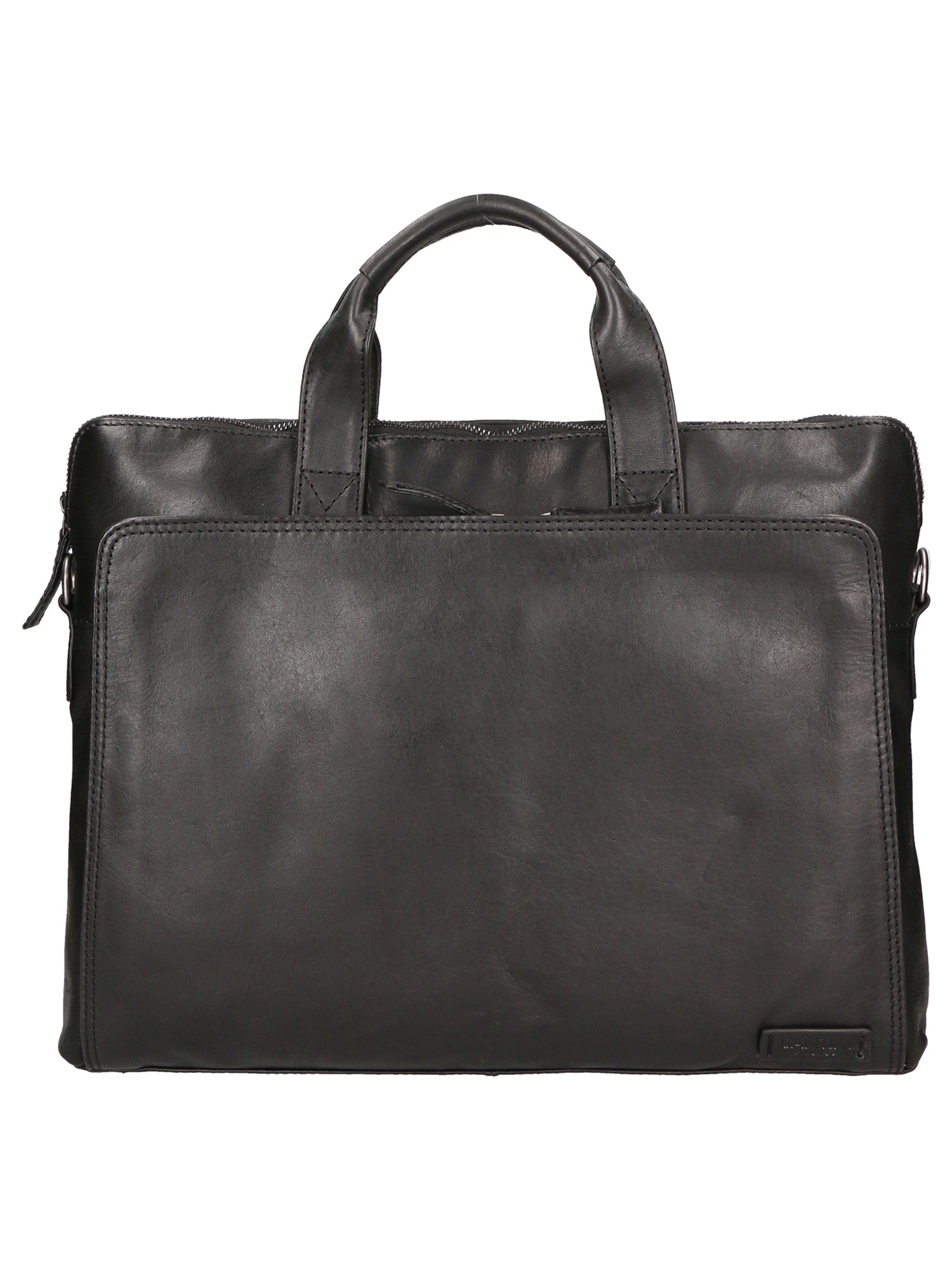 Borsa a tracolla unisex vera pelle Tutte le stagioni SN5862647-BLACK Santini Firenze