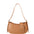 Borsa a spalla da donna 100% vera pelle 07213-L125 CAMEL Roberta Rossi