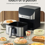 Abs Friggitrice ad Aria Pp Garanzia 24 Mesi RA620DSV-Black Volkshin