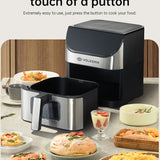 Abs Friggitrice ad Aria Pp Garanzia 24 Mesi RA620DSV-Black Volkshin