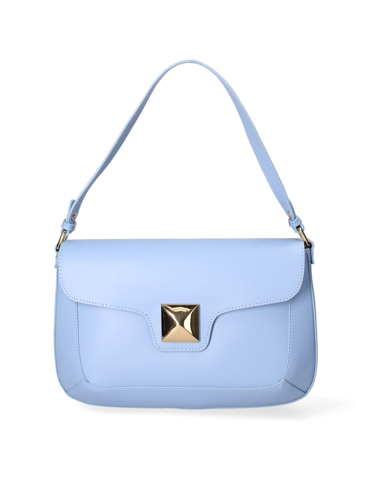 Astrea Borsa a spalla da donna 100% pelle 06015-L220 AZZURRO Gave Lux