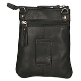Borsa a tracolla da uomo 100% vera pelle HILB-3190-BLACK NERO Hill Burry