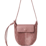 Borsa a Tracolla in Dollaro Leather Salmone