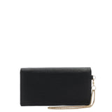 Portafoglio donna 100% poliuretano vegano TESSA-GRAIN-BLACK-GOLD Marc Ellis