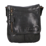 Borsa a tracolla da uomo Vera pelle RFID HILB-3069SW-NERO Hill Burry