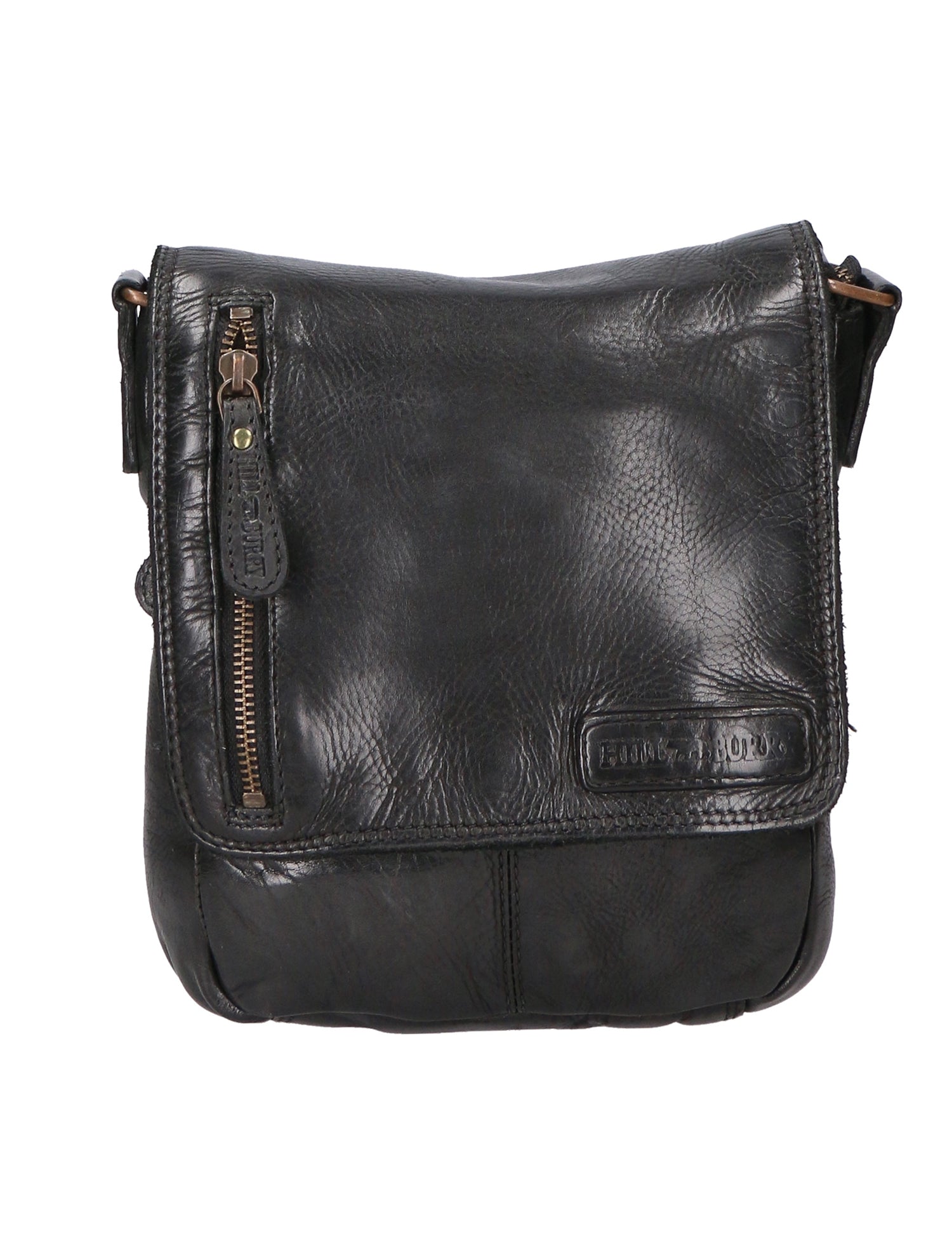 Borsa a tracolla da uomo Vera pelle RFID HILB-3069SW-NERO Hill Burry