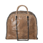 Erebea Borsa a mano da donna Vera pelle 80020-TAUPE Gave Lux