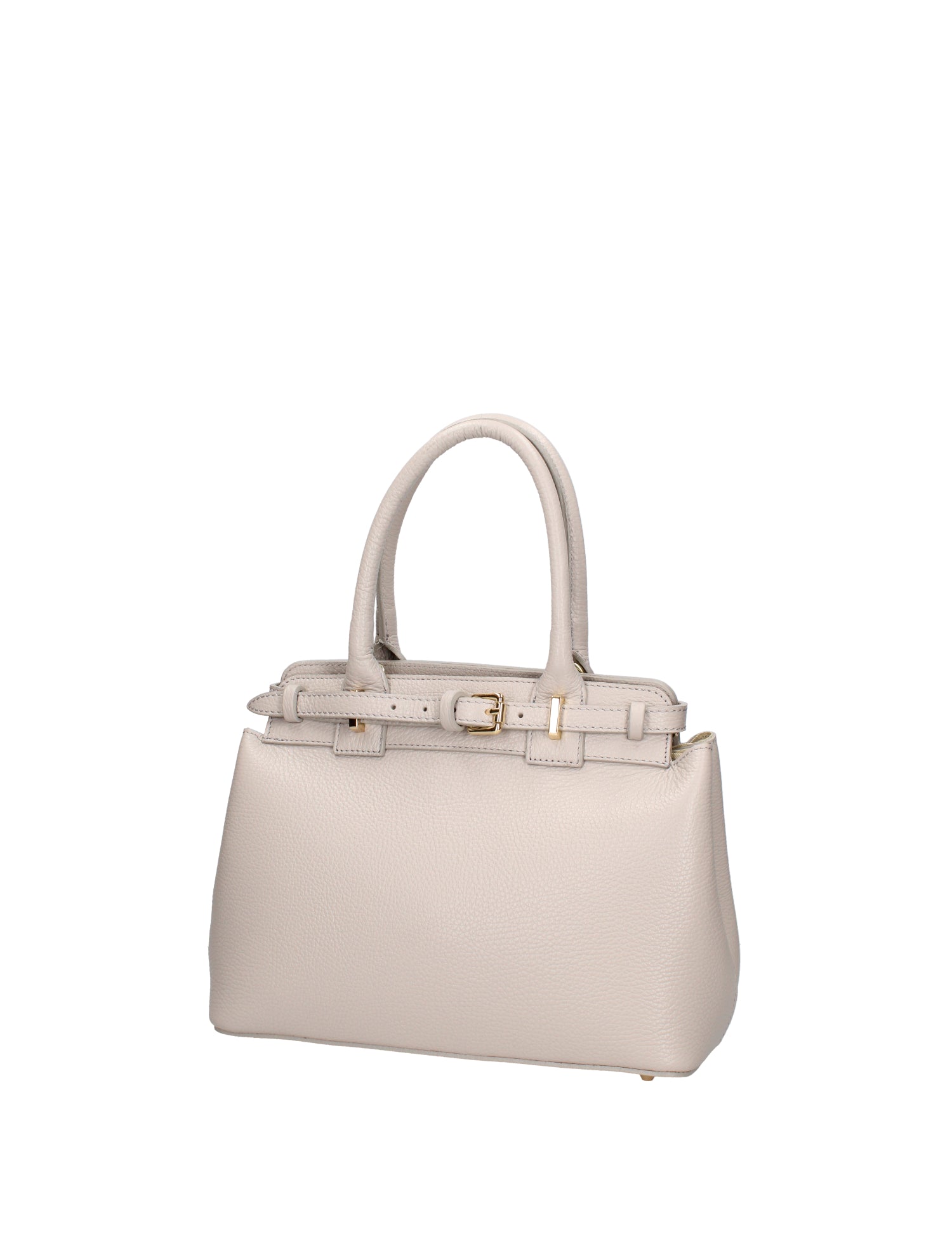 Borsa a mano da donna Vera Pelle 07146-D86 GRIGIO PERLA Viola Castellani