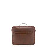 Borsa a mano unisex in vera pelle Made in Italy 4542-TESTA DI MORO Alessia Firenze