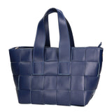 Borsa a mano da donna 100% vera pelle MYB-6025-FW-8864 BLU My Best Bag