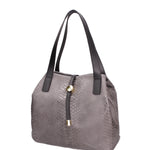 Clarissa Borsa a mano da donna Vera pelle 5276-018 GRIGIO MEDIO Gave Lux