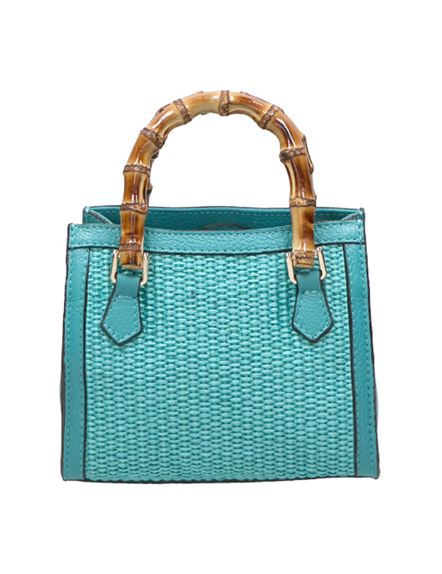 Alissa Borsa a mano da donna Vera pelle 05112-179 D32 TURCHESE Gave Lux