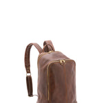 Zaino unisex in vera pelle 100% cotone 4428-TESTA DI MORO Alessia Firenze