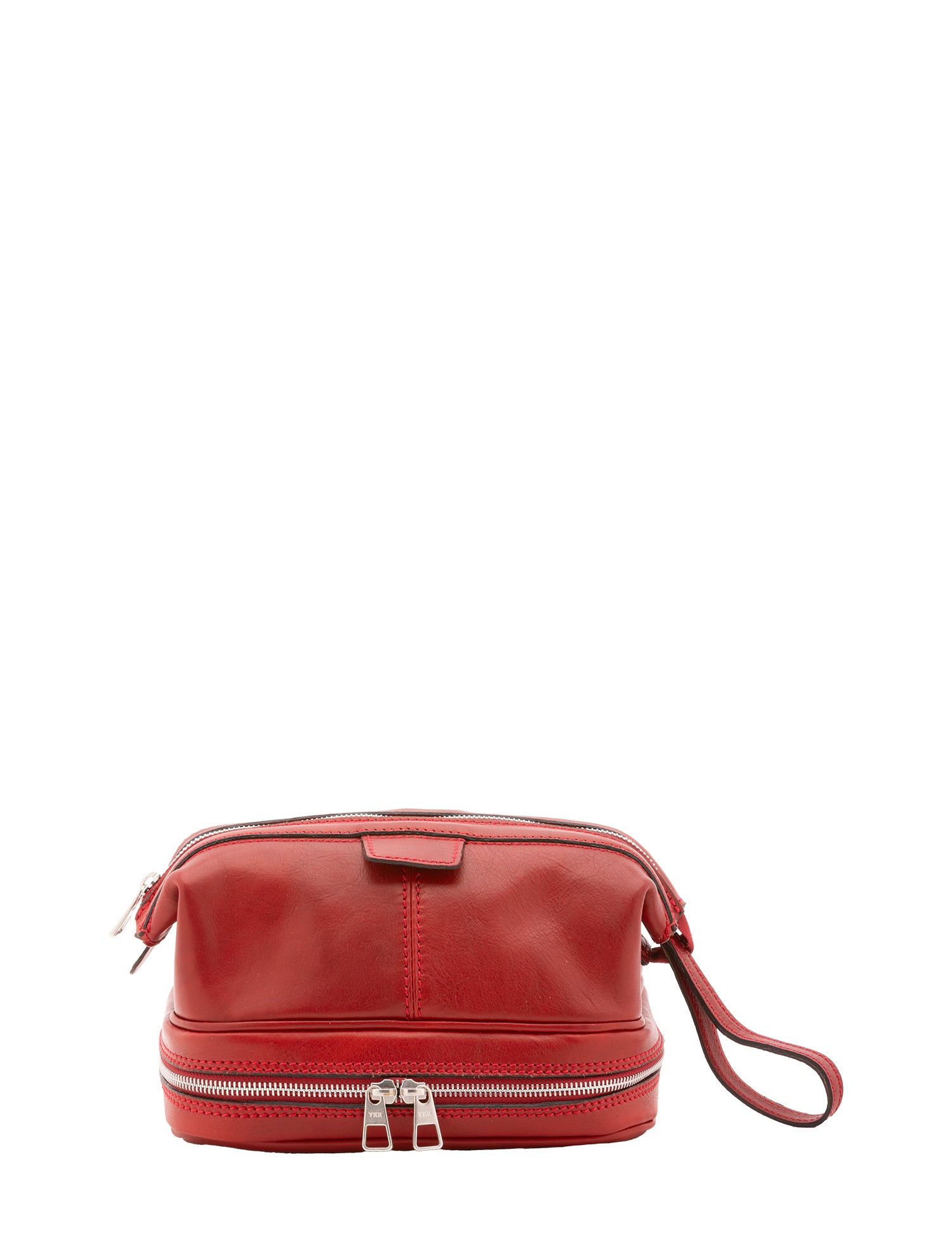 Pochette unisex in vera pelle Made in Italy 4424-ROSSO Alessia Firenze