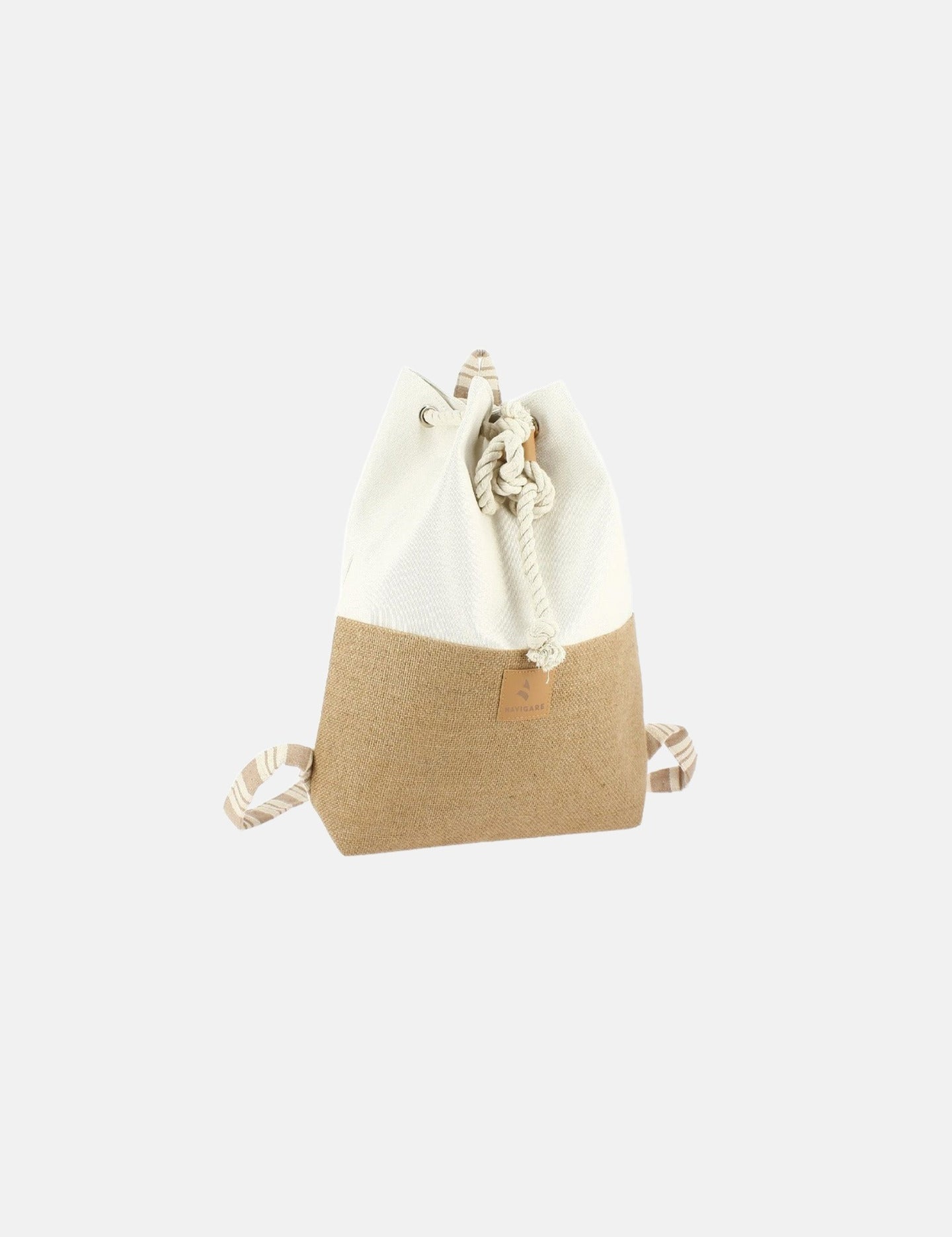 Borsa a Mano in Poliestere Beige