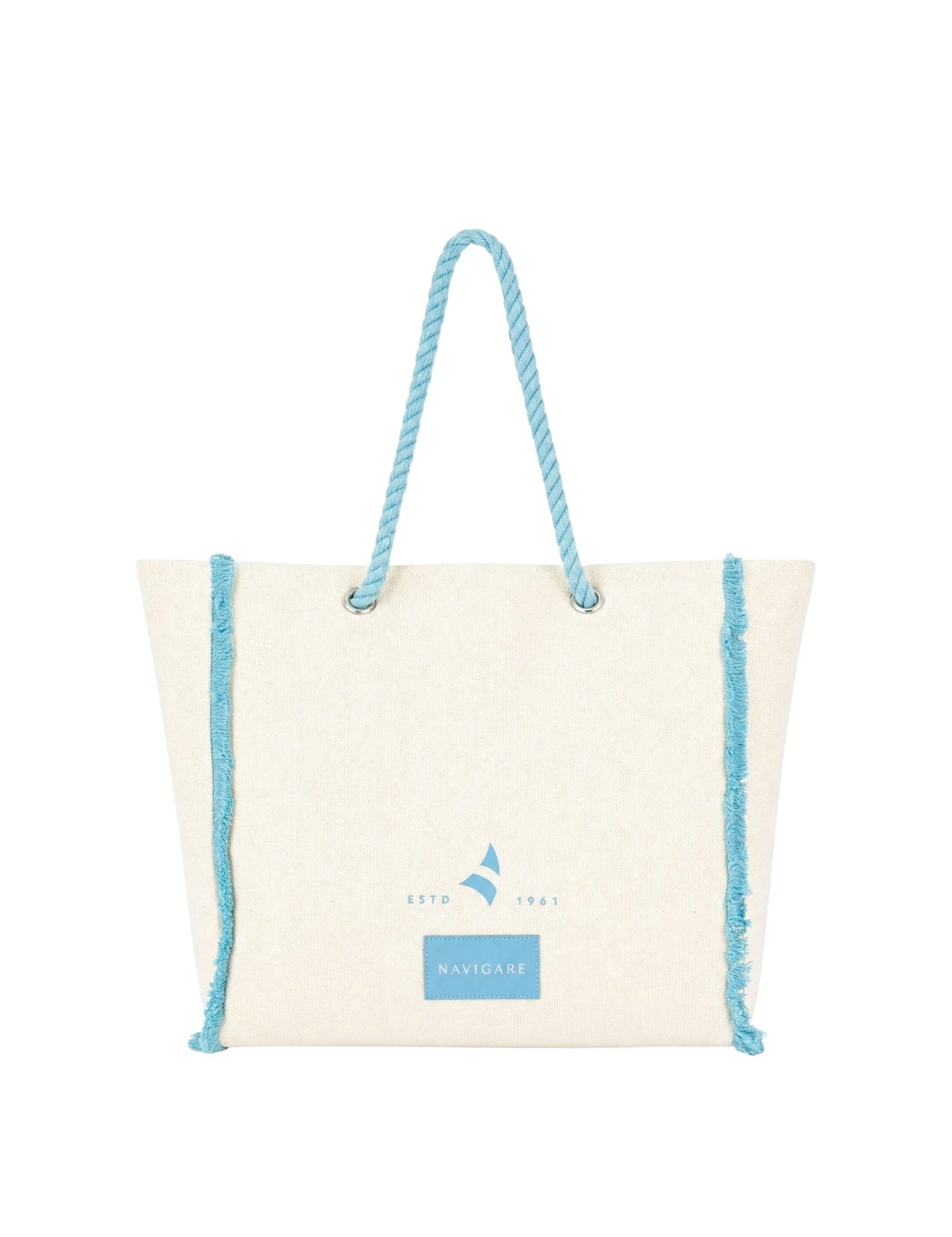 Borsa a Mano in Poliestere Bianco