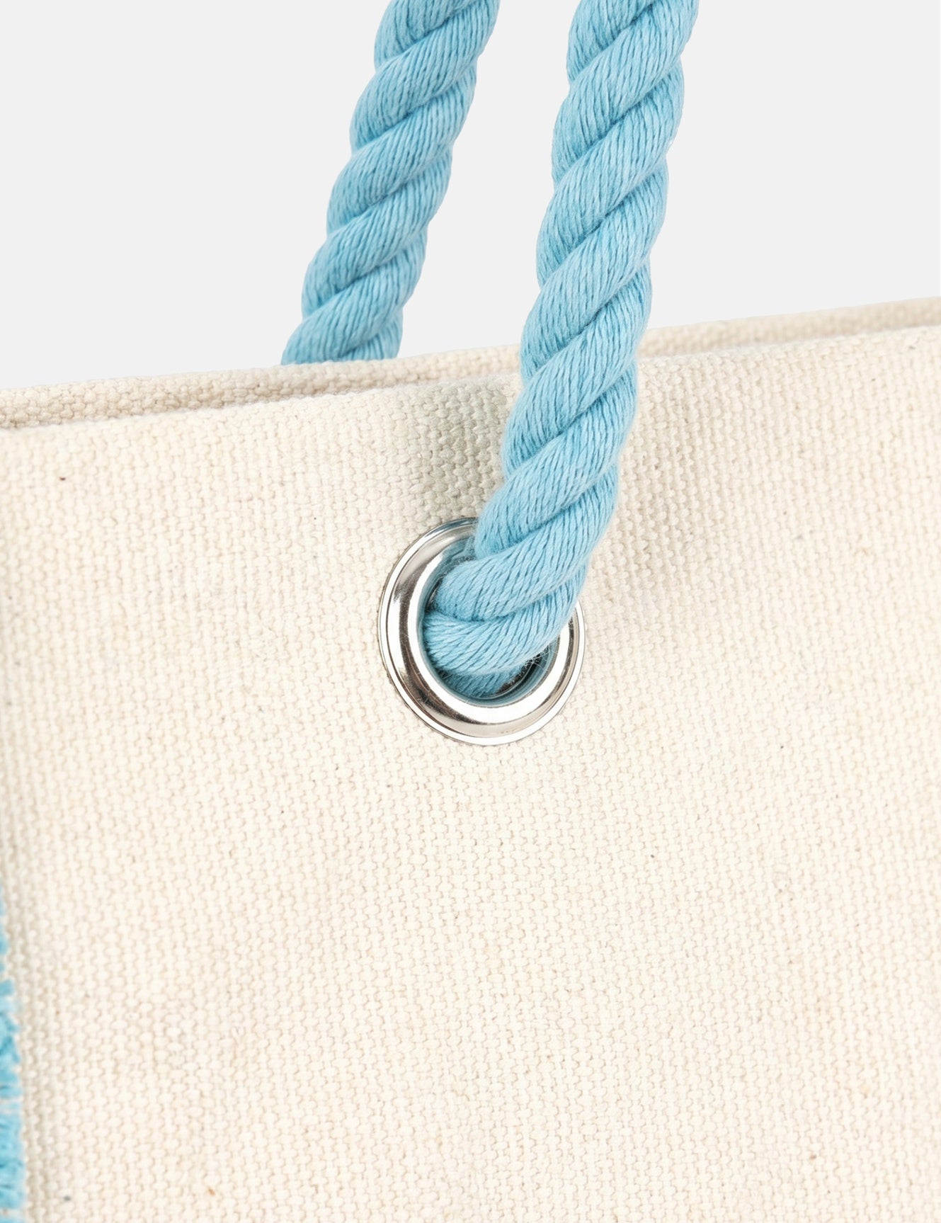 Borsa a Mano in Poliestere Bianco