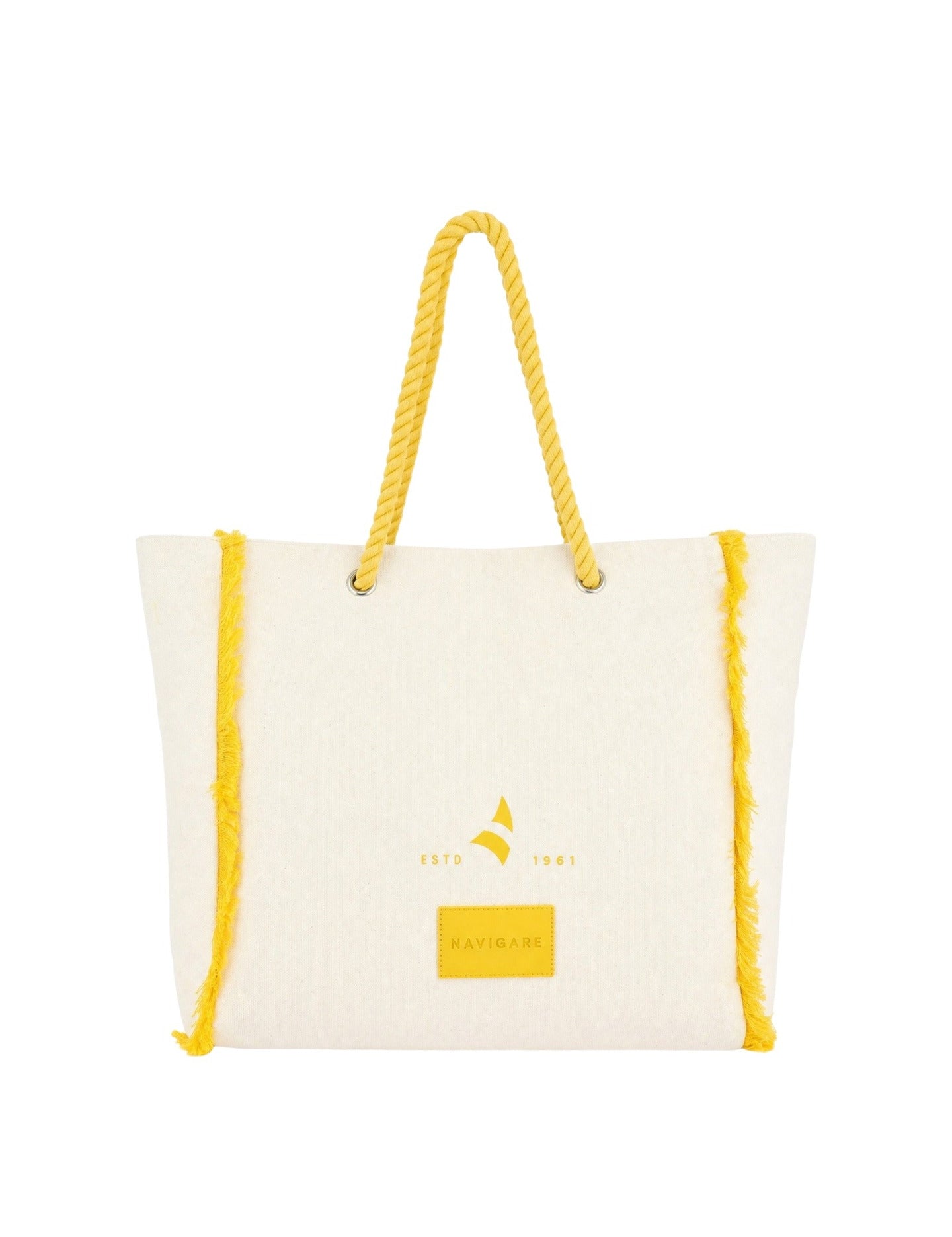 Borsa a Mano in Poliestere Bianco