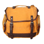 Mia Borsa a tracolla unisex Canvas e vera pelle ZG3003-CUOIO COGNAC Gave Lux