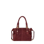 Borsa a Spalla in Vera Pelle Bordeaux