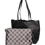 Iridea Borsa a spalla da donna 100% poliuretano B16261-NERO Braccialini