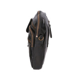 Borsa a tracolla da uomo Vera pelle RFID HILB-3192W-NERO Hill Burry