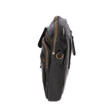 Borsa a tracolla da uomo Vera pelle RFID HILB-3192W-NERO Hill Burry